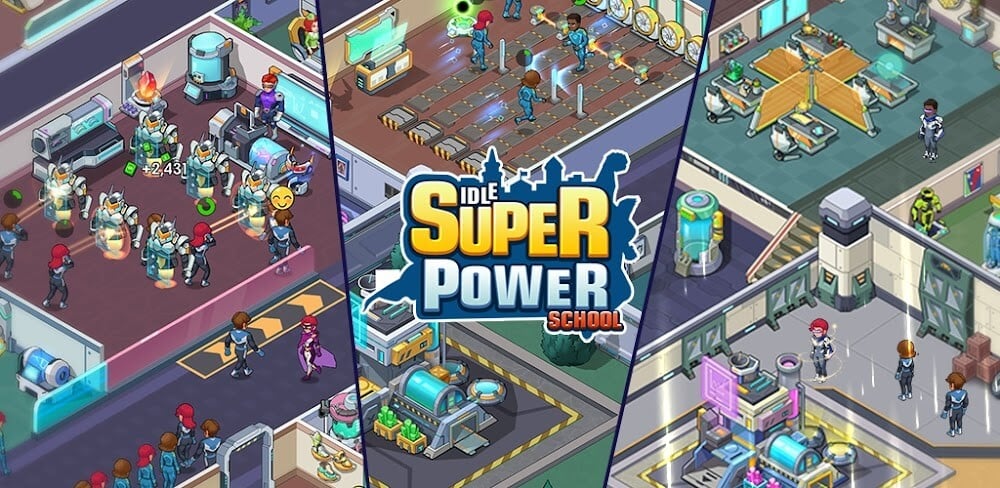 Idle Superpower School v2.2.1 MOD APK (Unlimited Power Stones)