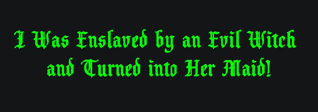 I Was Enslaved