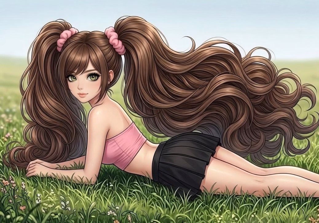 Long Hair NTR Gf